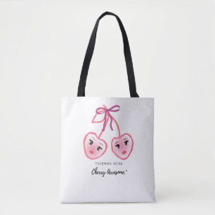 SAMEN ZIJN WE CHERRY GEWELDIG TOTE BAG