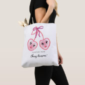 SAMEN ZIJN WE CHERRY GEWELDIG TOTE BAG (Dichtbij)