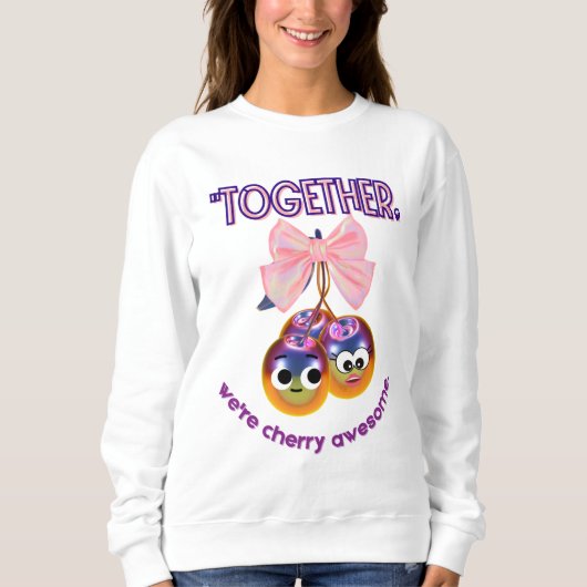 SAMEN ZIJN WE CHERRY GEWELDIG TRUI (Voorkant)