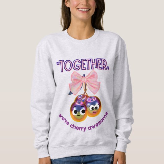 SAMEN ZIJN WE CHERRY GEWELDIG TRUI (Voorkant)