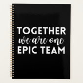 Samen zijn we één episch team planner (Voorkant)