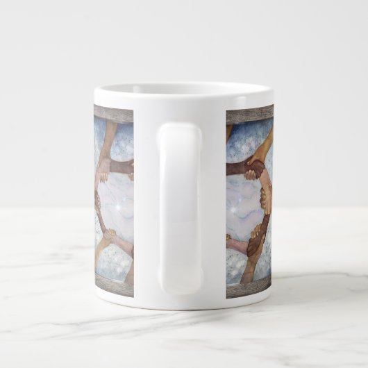 Samen zijn we één grote koffiekop (Achterkant)