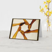 Samen zijn we één kaart (Gele Bloem)