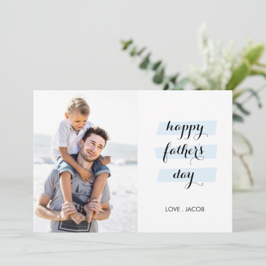 Samen zijn we een leuke vaderdag kaart (Staand voorkant)