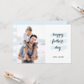 Samen zijn we een leuke vaderdag kaart (Voorkant / Achterkant in situ)
