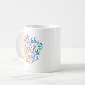 Samen zijn we een sterke beker koffiemok (Voorkant links)