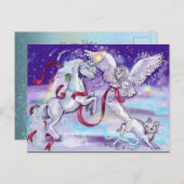 Samen zijn we één Unicorn Briefkaart (Voorkant / Achterkant)