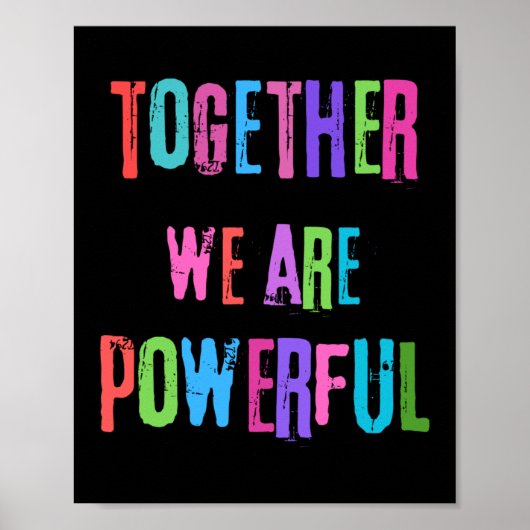 Samen zijn we machtig poster (Voorkant)