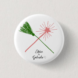 Samen zijn we onbeperkt gepersonaliseerde Besties Ronde Button 3,2 Cm