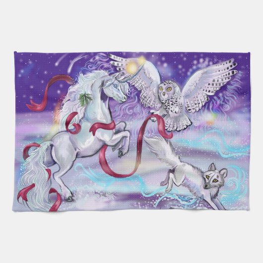 Samen zijn we One Unicorn Theedoek (Horizontaal)