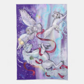 Samen zijn we One Unicorn Theedoek (Verticaal)