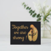 Samen zijn we sterk! - briefkaart (Staand voorkant)