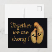 Samen zijn we sterk! - briefkaart (Voorkant / Achterkant)