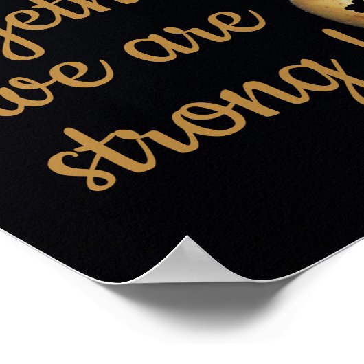 Samen zijn we sterk! - poster (Hoek)