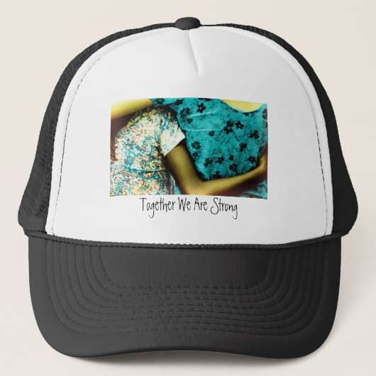 Samen zijn we sterk trucker pet (Voorkant)