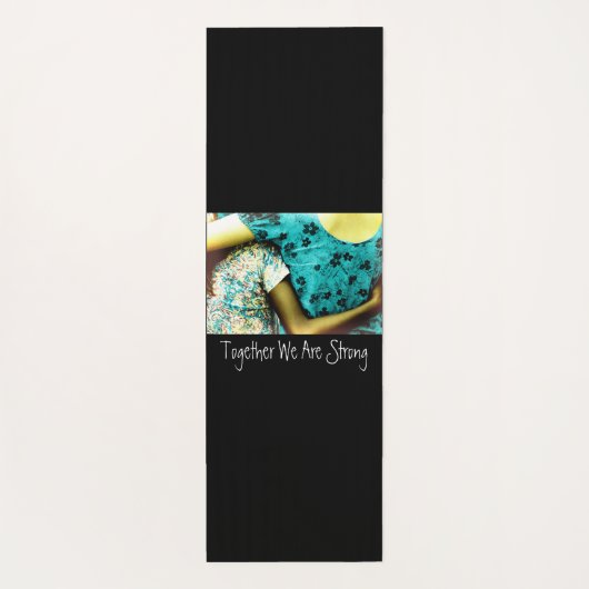 Samen zijn we sterk yogamat (Achterkant)