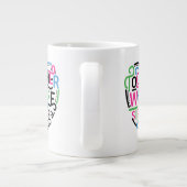 Samen zijn we sterker grote koffiekop (Achterkant)