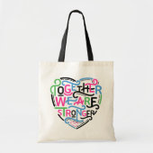 Samen zijn we sterker tote bag (Voorkant)