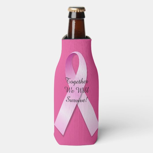 Samen zullen we flessenkoeler overleven flesjeskoeler (Fles Voorkant)