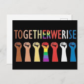 SAMEN ZULLEN WE HET BRIEFKAART VERSTERKEN (Voorkant / Achterkant)