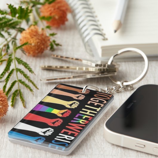 SAMEN ZULLEN WE SLEUTELHANGER STIJGEN / STEMMEN (Voorkant Rechts)