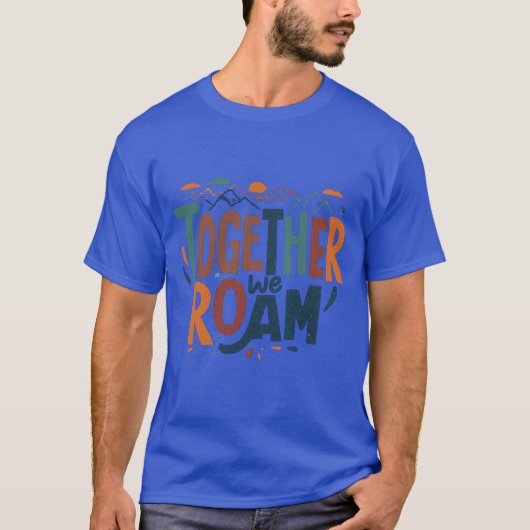 Samen zwerven we rond t-shirt (Voorkant)