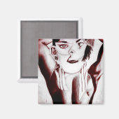 samengeklede schoonheid. magneet (Voorkant / Achterkant)