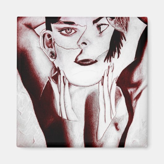 samengeklede schoonheid. magneet (Voorkant)