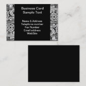 Samengelaste metalen delen van machines visitekaartje (Voorkant / Achterkant)