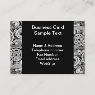 Samengelaste metalen delen van machines visitekaartje