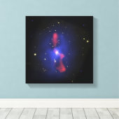 Samengesteld afbeelding van een sterrenstelsel canvas afdruk (Insitu (Houten vloer))