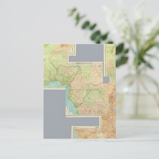 Samengesteld Afrika Briefkaart (Staand voorkant)