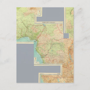 Samengesteld Afrika Briefkaart