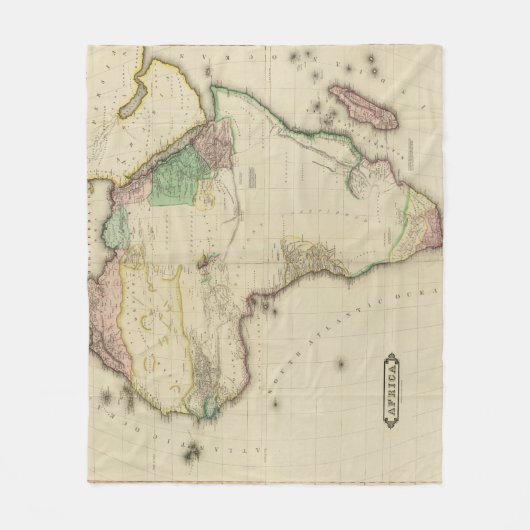 Samengesteld Afrika Fleece Deken (Voorkant)