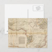 Samengesteld Afrika handgekleurde kaart (Voorkant / Achterkant)