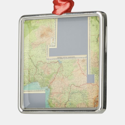 Samengesteld Afrika Metalen Ornament (Links)