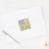 Samengesteld Australië 12.500.000 Vierkante Sticker (Envelop)