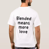 Samengesteld betekent meer liefde t-shirt (Achterkant)