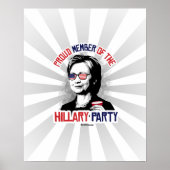Samengesteld lid van de Hillary Party Poster (Voorkant)