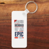 Samengesteld lid van een EPIC Team Work Kantoor Sleutelhanger (Achterkant)
