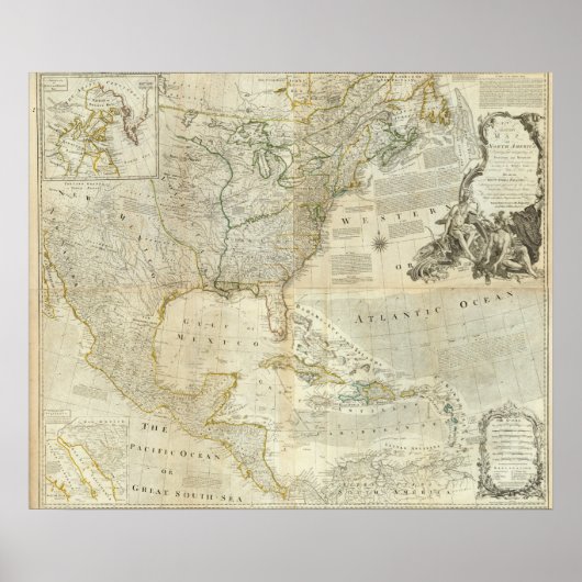 Samengesteld Noord-Amerika Poster (Voorkant)