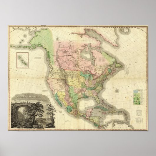 Samengesteld Noord-Amerika Poster (Voorkant)
