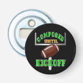 Samengesteld tot Football Kickoff Button Flesopener (Voorkant)