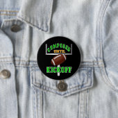 Samengesteld tot Football Kickoff Ronde Button 7,6 Cm (In situ)