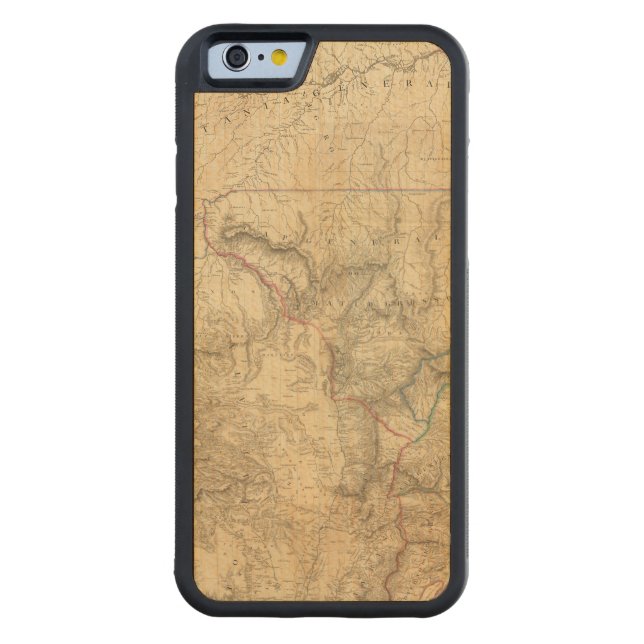 Samengesteld Zuid-Amerika 4 Carved Wood iPhone Hoesje (Achterkant)
