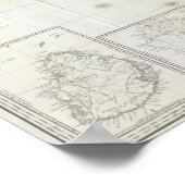 Samengestelde Afrikaanse kaart Poster (Hoek)