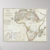 Samengestelde Afrikaanse kaart Poster (Voorkant)