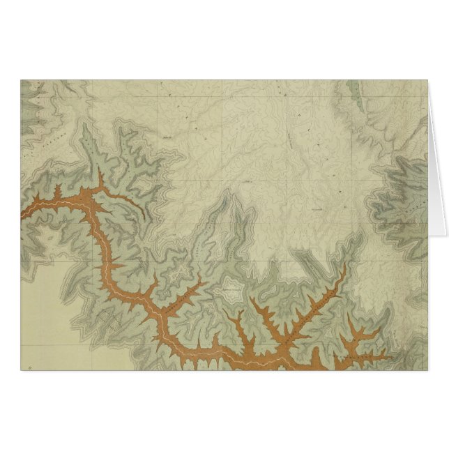 Samengestelde geologische kaart van Kaibab Plateau (Voorkant Horizontaal)