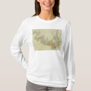 Samengestelde geologische kaart van Kaibab Plateau T-shirt