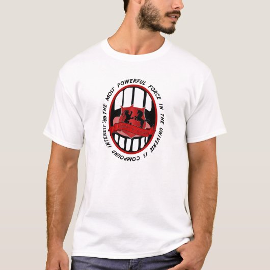 Samengestelde interest geld t-shirt (Voorkant)
